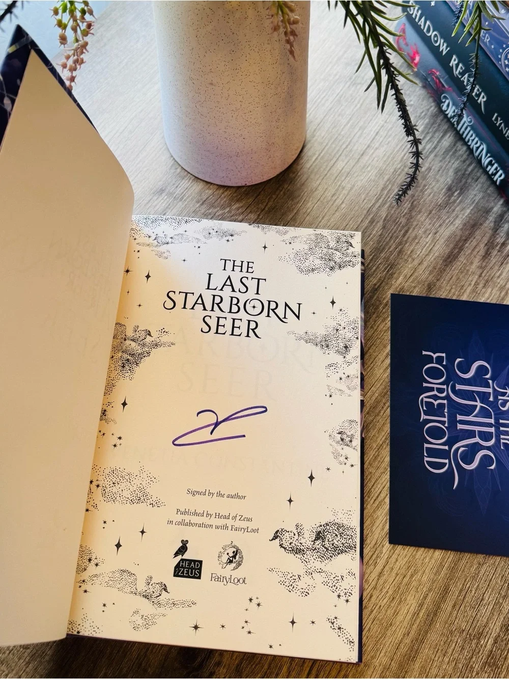 Fairyloot Exclusive Edition The Last Starborn Seer by Venetia Constantine